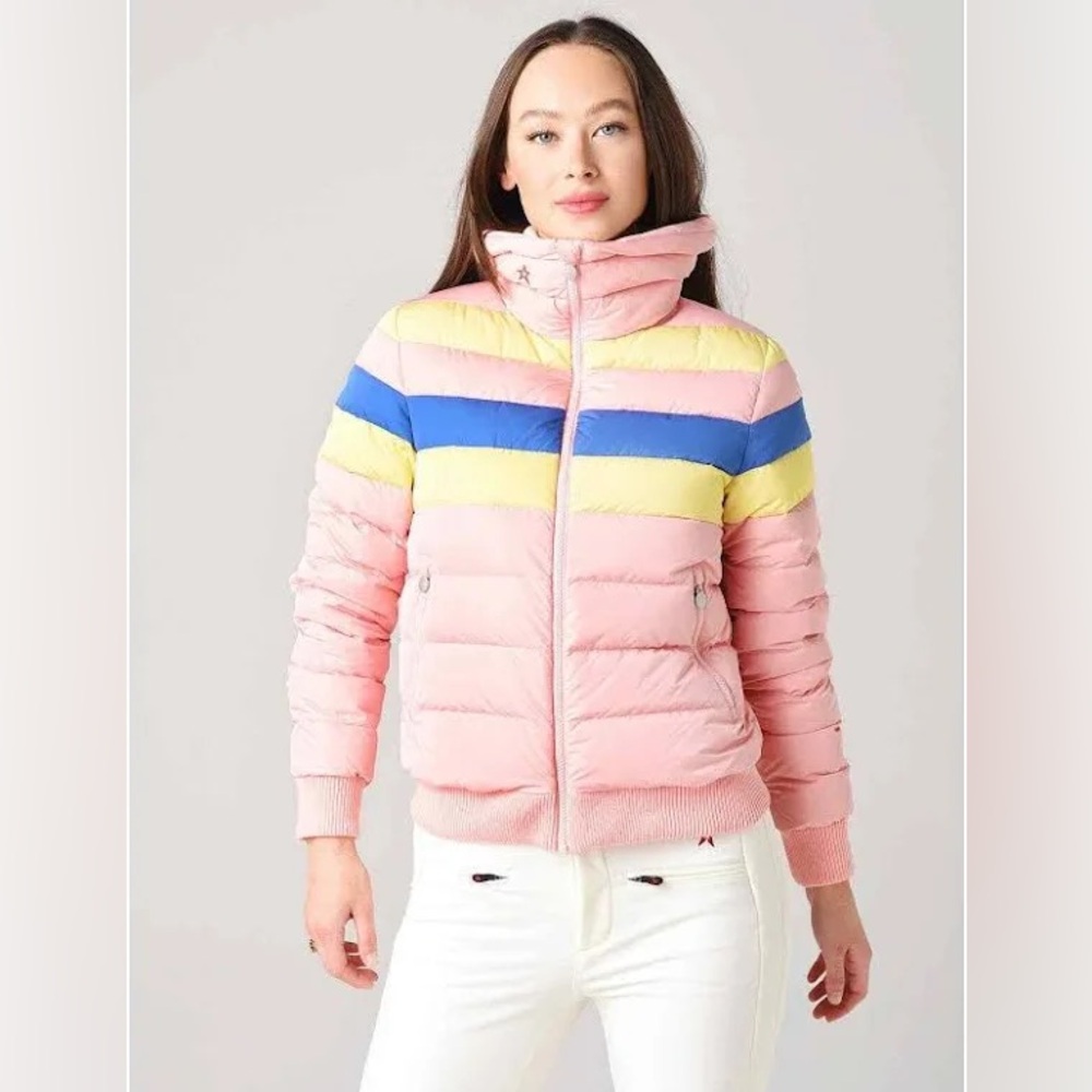 Perfect moment queenie bomber pink ski jacket